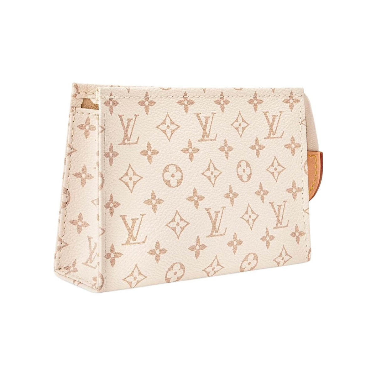 LOUIS VUITTON Poche Toilette Unisex Beige Monogram Coated Canvas Toiletry Bag M29699