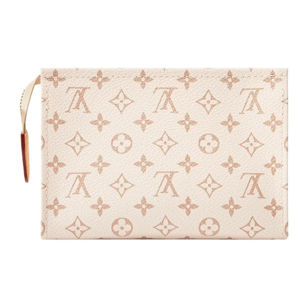 LOUIS VUITTON Poche Toilette Unisex Beige Monogram Coated Canvas Toiletry Bag M29699