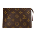 LOUIS VUITTON Poche Toilette Small Unisex Brown Monogram Coated Canvas Toiletry Bag M29700