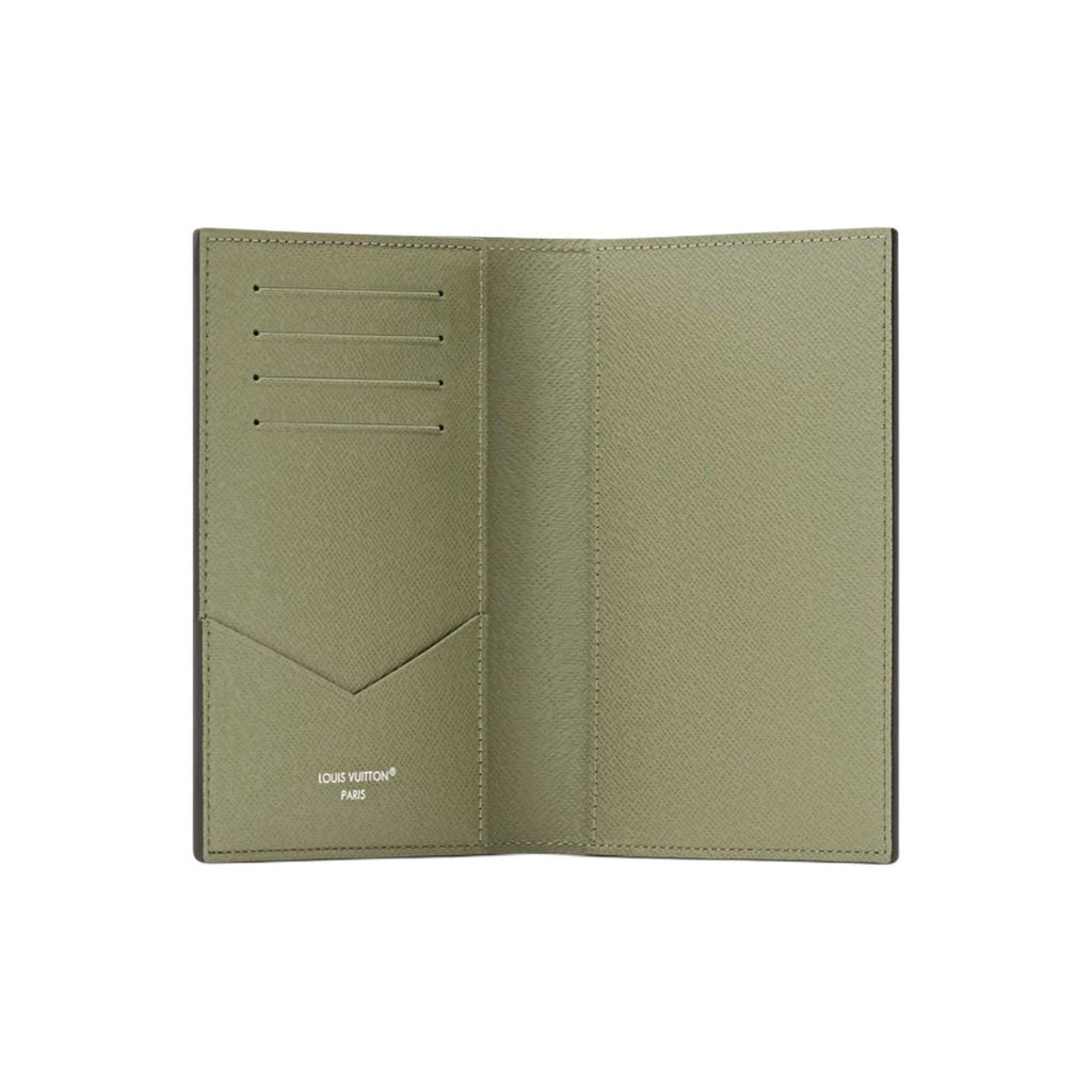 LOUIS VUITTON Men's Monogram Eclipse Passport Holder - Khaki Green - M28640