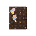 LOUIS VUITTON TRIPLETS Logo Print Notebook Cover - Medium Brown - GI1375