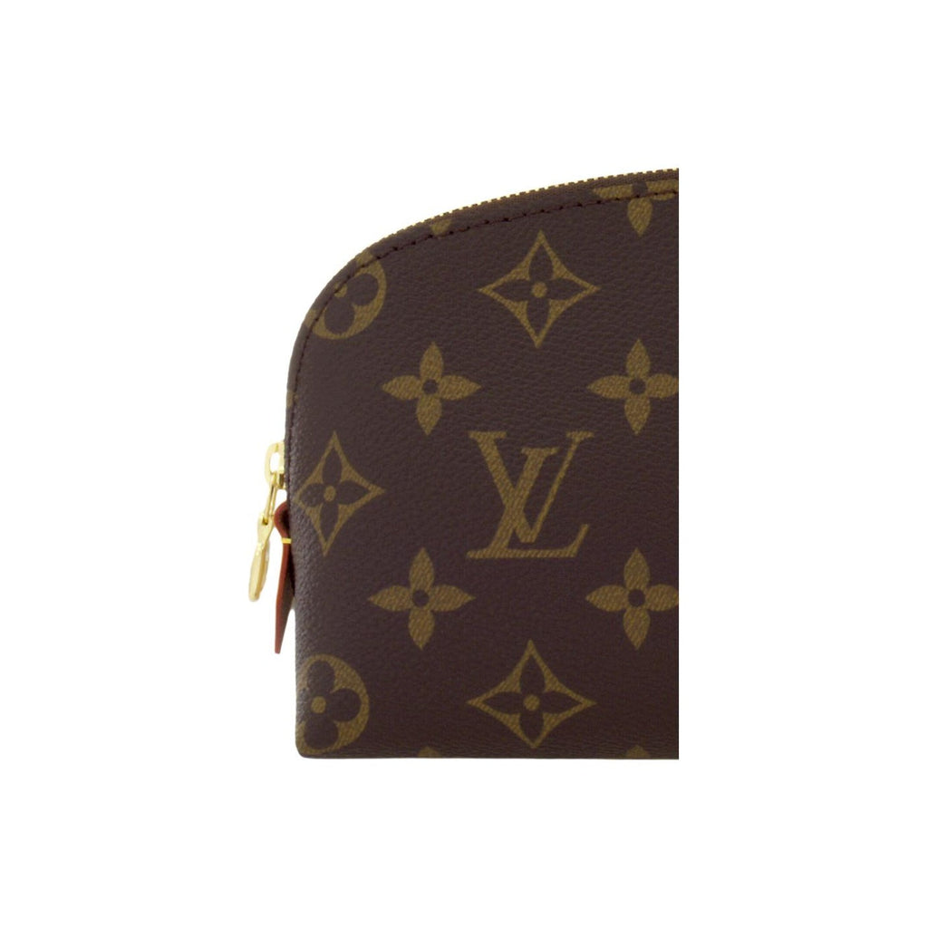 LOUIS VUITTON Women's Monogram Canvas Cosmetic Pouch - Brown - M47515