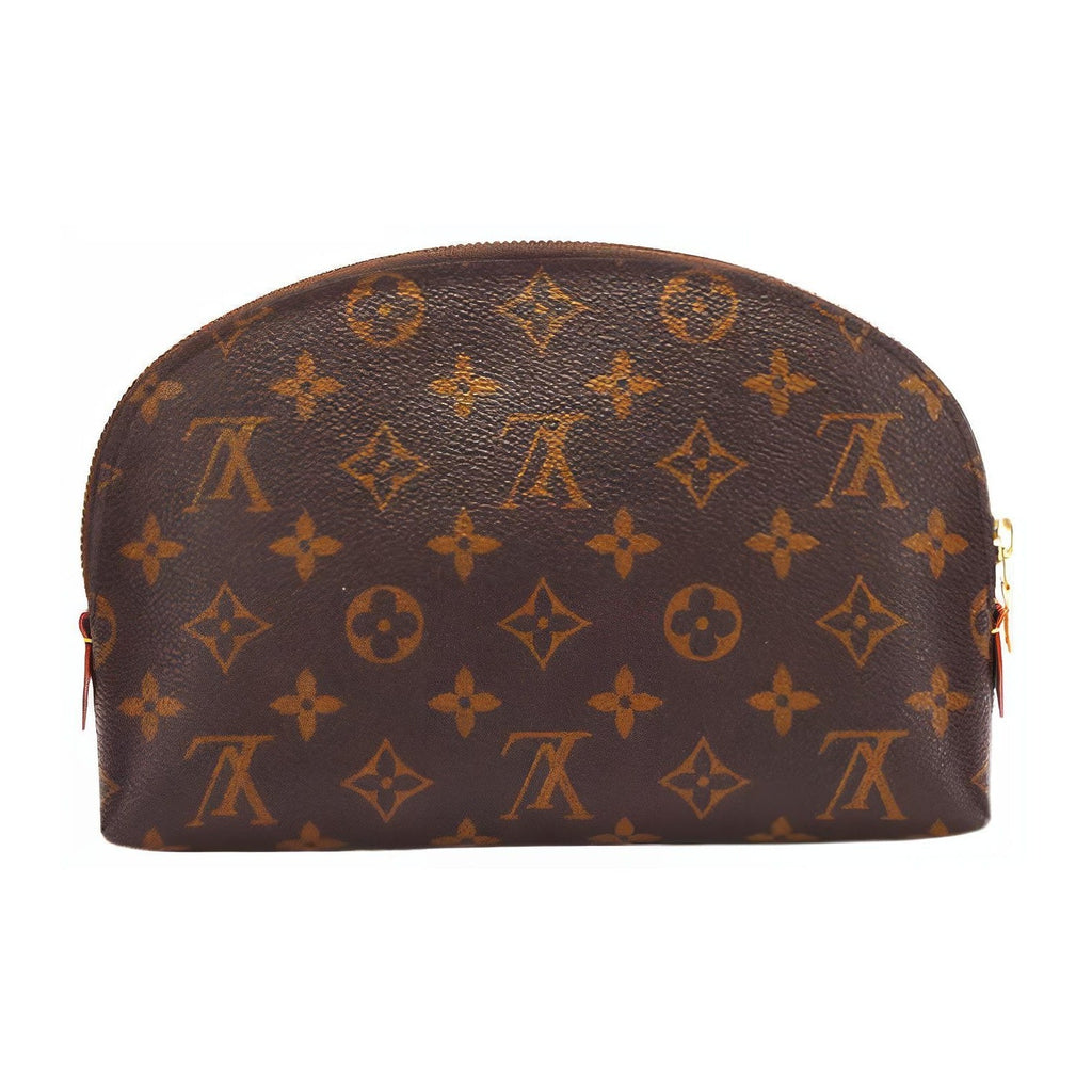 LOUIS VUITTON Women's Monogram Canvas Zip Cosmetic Pouch - Brown - M47353