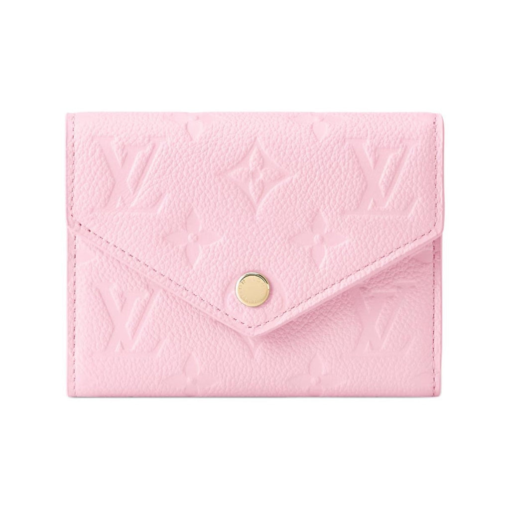 LOUIS VUITTON Victorine Monogram Embossed Leather Wallet - Confetti Pink - M28124