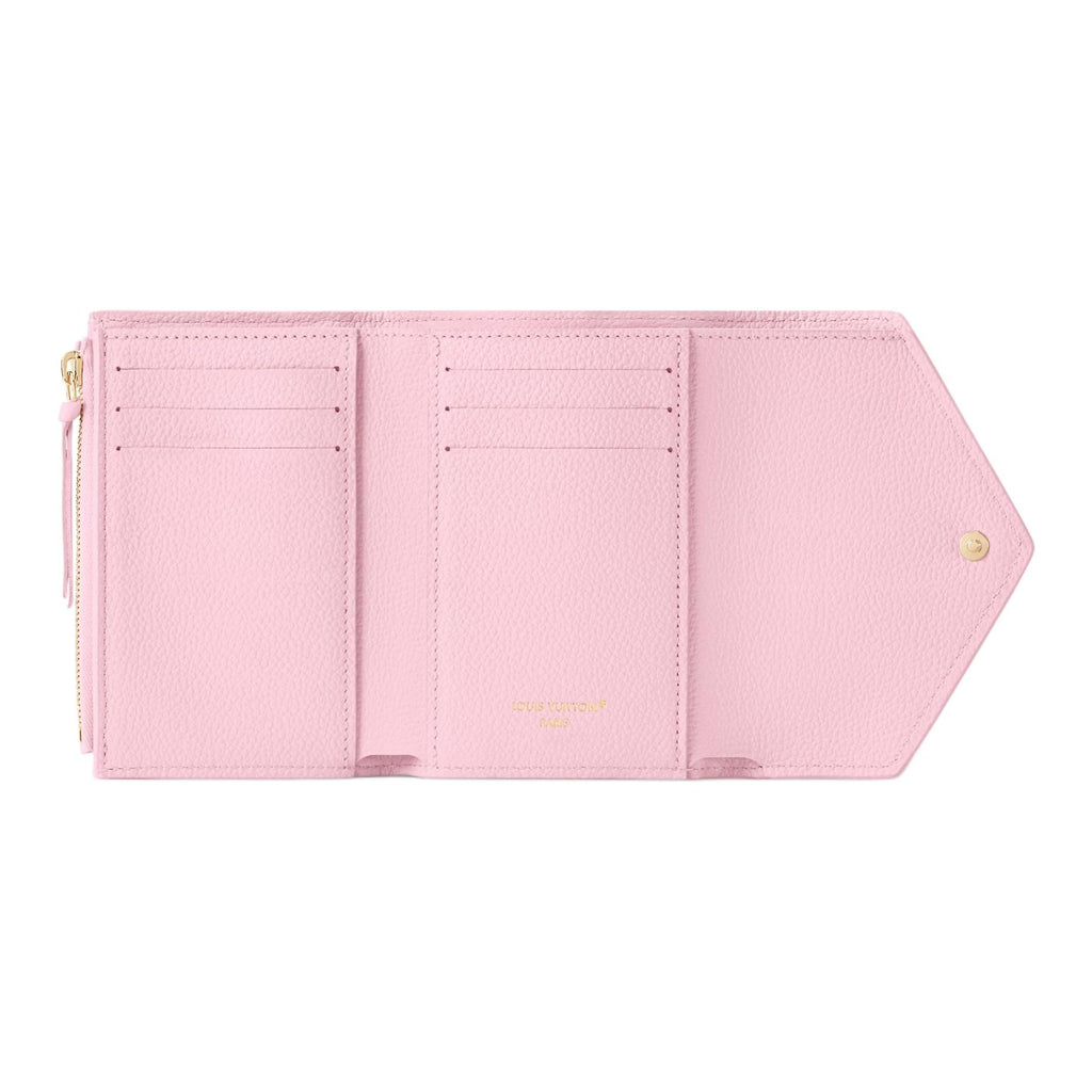 LOUIS VUITTON Victorine Monogram Embossed Leather Wallet - Confetti Pink - M28124