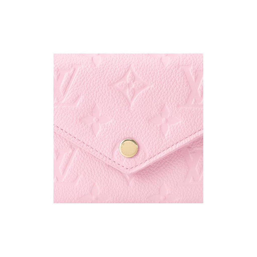 LOUIS VUITTON Victorine Monogram Embossed Leather Wallet - Confetti Pink - M28124