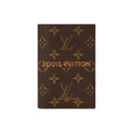 LOUIS VUITTON Men's Letter Logo Leather Card Holder - Brown - M2A491