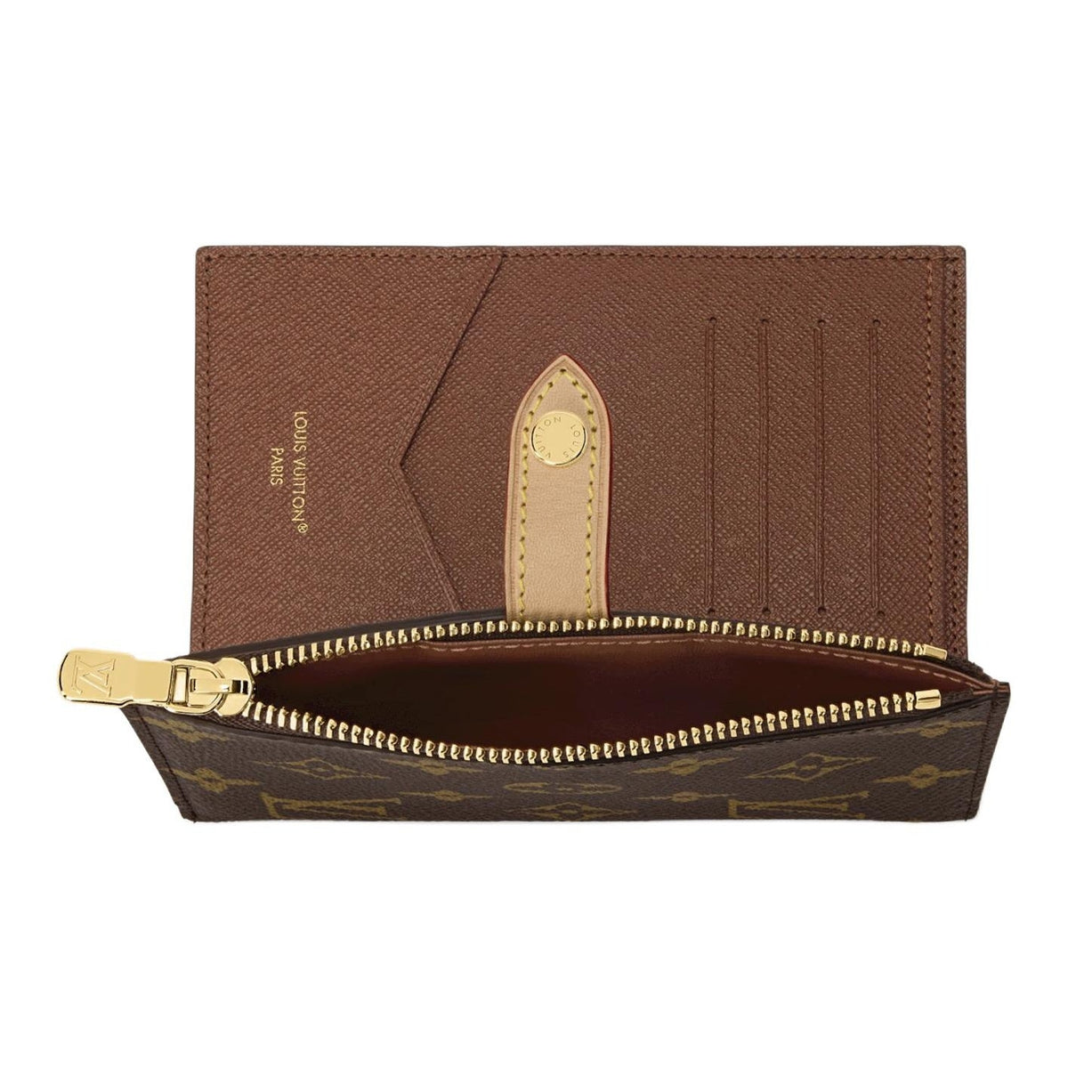 LOUIS VUITTON Monogram Coated Canvas Passport Holder - Brown - M29550