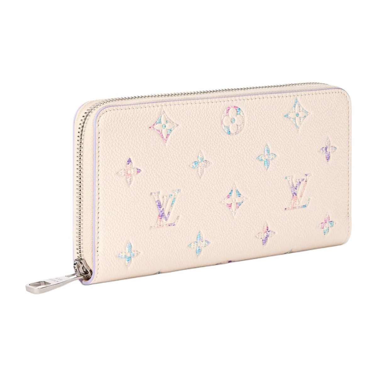 LOUIS VUITTON Zippy Gradient Print Cowhide Leather Wallet - Quartz - M2A358