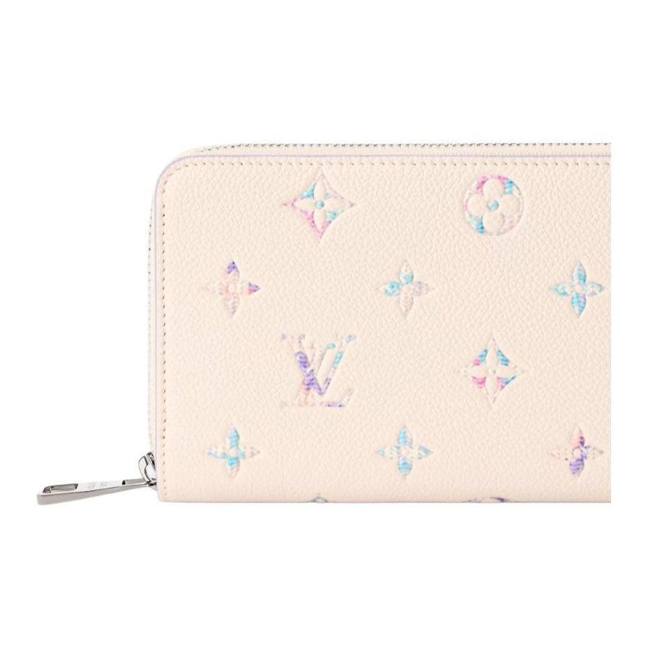 LOUIS VUITTON Zippy Gradient Print Leather Wallet - Quartz - M2A358