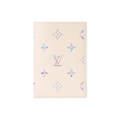 LOUIS VUITTON Quartz Iridescent Cowhide Leather Passport Holder - Beige and Purple - M29811