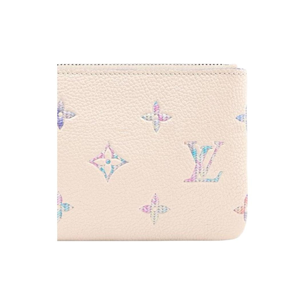 LOUIS VUITTON Gradient Monogram Cowhide Leather Key Pouch - Small Light Pink - M2A005