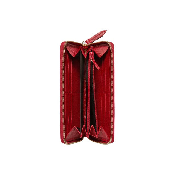 GUCCI GG Marmont Women's Red Leather Wallet | 456117