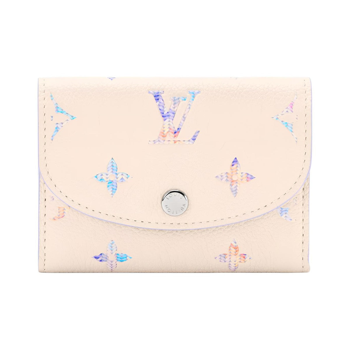 LOUIS VUITTON Rosalie Gradient Leather Card Holder - Beige and Purple - M29772
