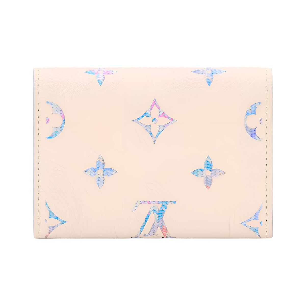 LOUIS VUITTON Rosalie Gradient Leather Card Holder - Beige and Purple - M29772