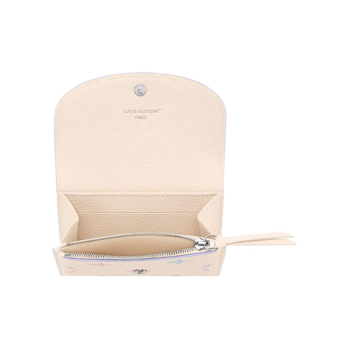LOUIS VUITTON Rosalie Gradient Leather Card Holder - Beige and Purple - M29772