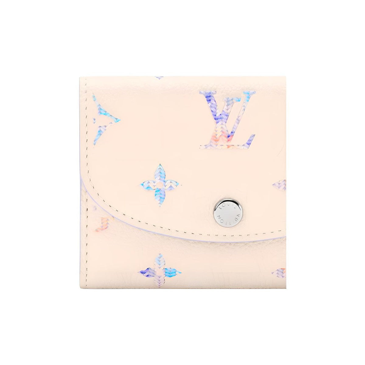 LOUIS VUITTON Rosalie Gradient Cowhide Leather Card Holder - Beige and Purple - M29772
