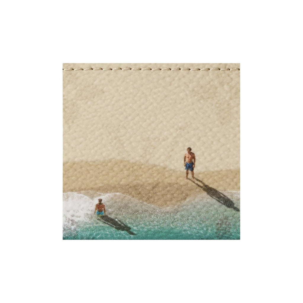 LOUIS VUITTON DOUBLE Beach Print Monogram Card Holder - Sand - M2A350