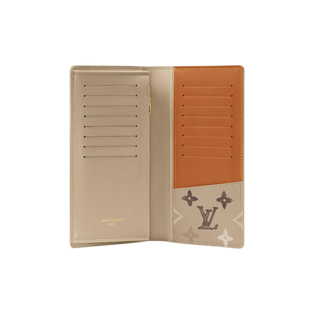 LOUIS VUITTON Brazza Monogram Surplus Coated Canvas Wallet - Sand Beige - M29257