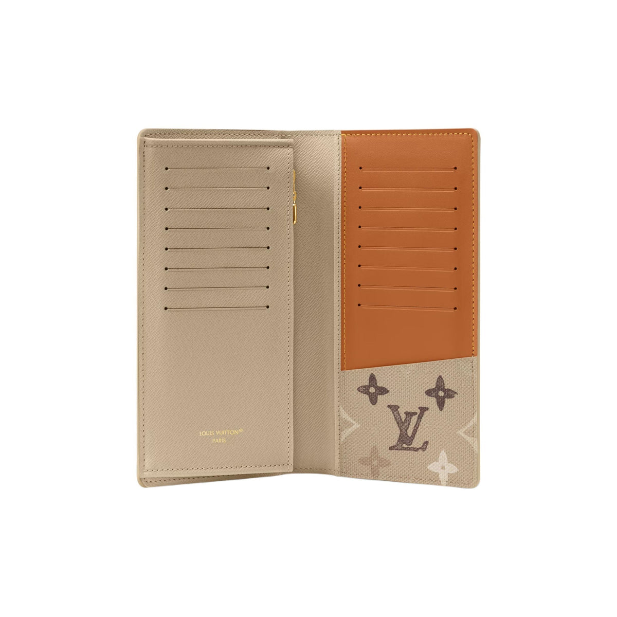 LOUIS VUITTON Brazza Monogram Surplus Coated Canvas Wallet - Sand Beige - M29257
