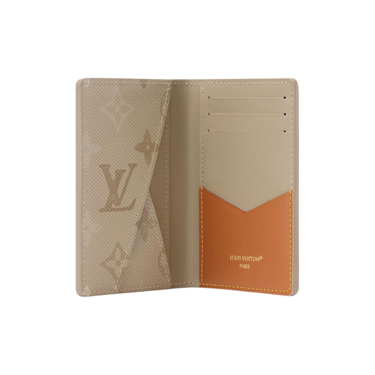LOUIS VUITTON Monogram Surplus Coated Canvas Card Holder - Sand - M29256