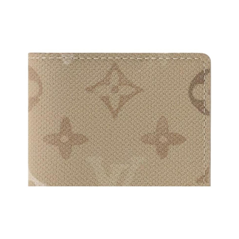 LOUIS VUITTON Monogram Surplus Coated Canvas Card Holder - Sand - M29256