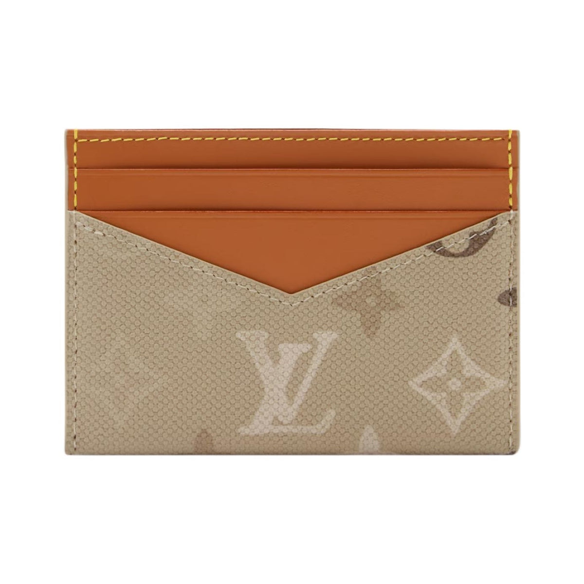LOUIS VUITTON TRIPLE Monogram Surplus Coated Canvas Card Holder - Sand Beige - M29266