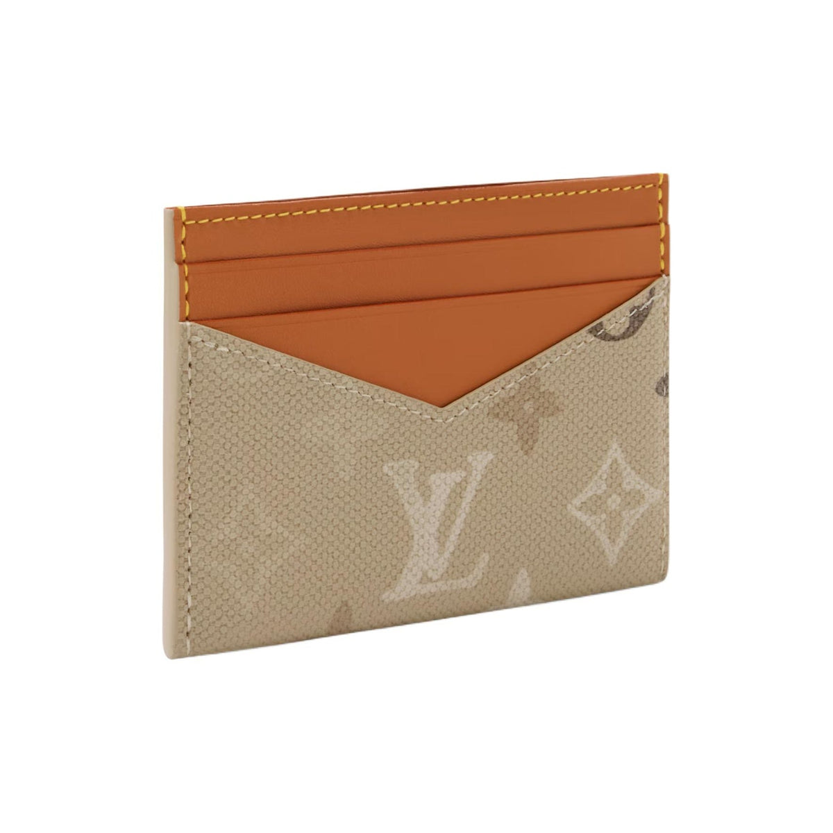 LOUIS VUITTON TRIPLE Monogram Surplus Coated Canvas Card Holder - Sand Beige - M29266