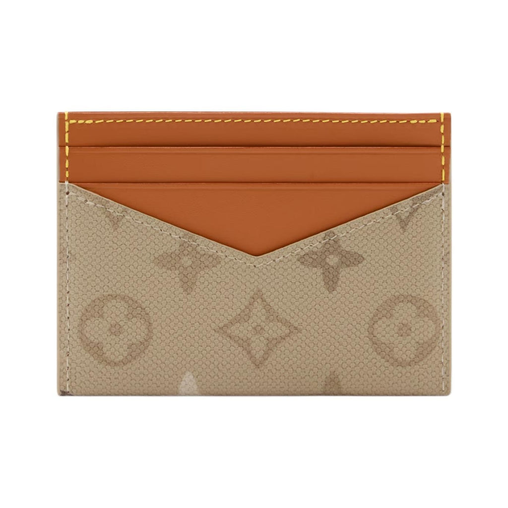 LOUIS VUITTON TRIPLE Monogram Surplus Coated Canvas Card Holder - Sand Beige - M29266