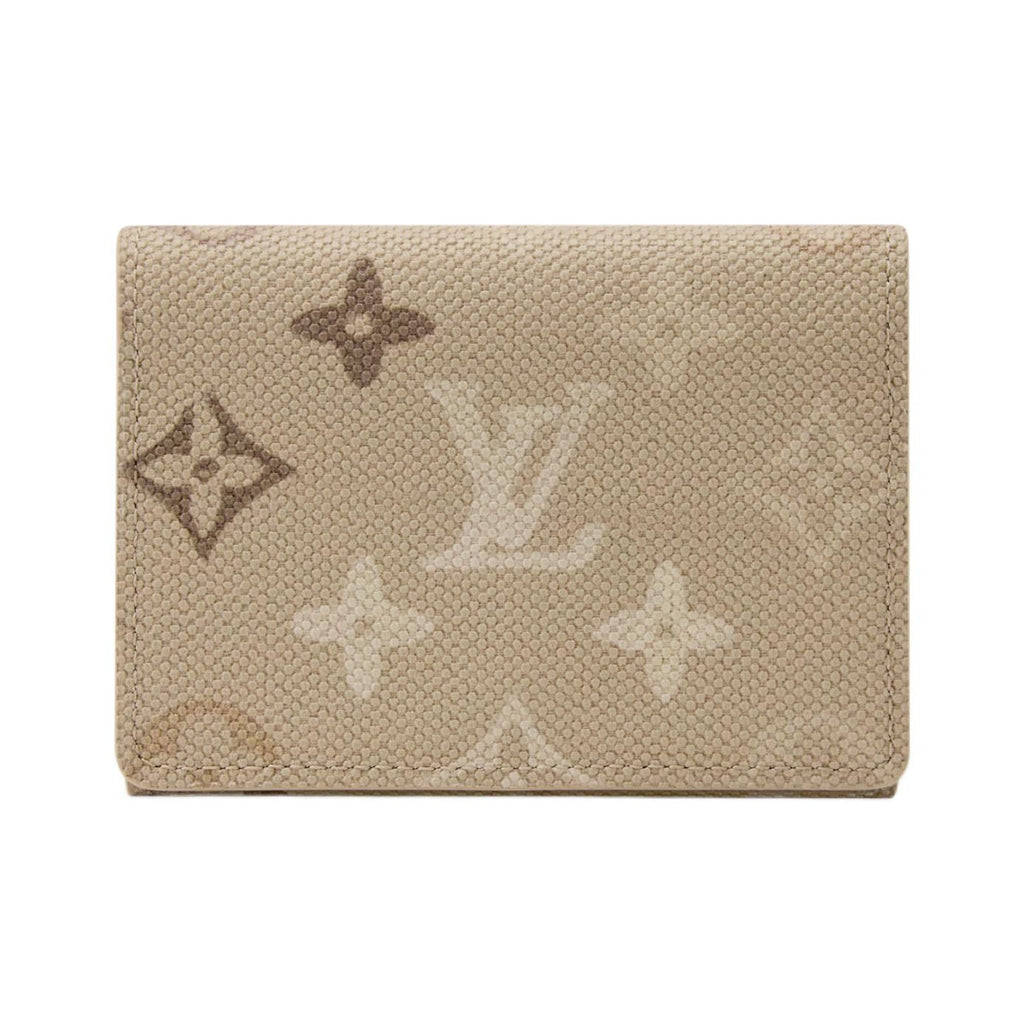 LOUIS VUITTON Monogram Surplus Camouflage Card Holder - Sand Beige - M27053
