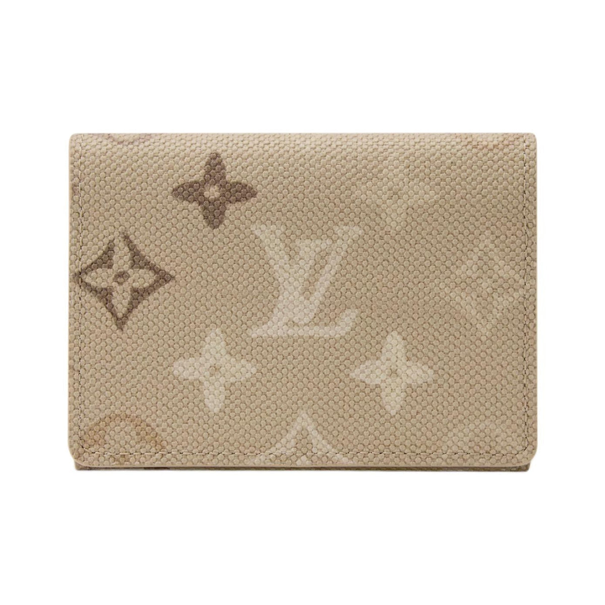 LOUIS VUITTON Monogram Surplus Camouflage Card Holder - Sand Beige - M27053