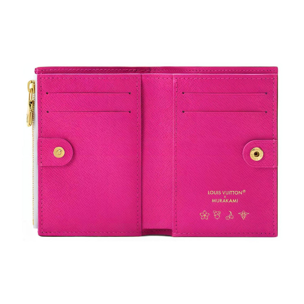 LOUIS VUITTON x Takashi Murakami Lisa Multicolor Monogram Wallet - White - M27736