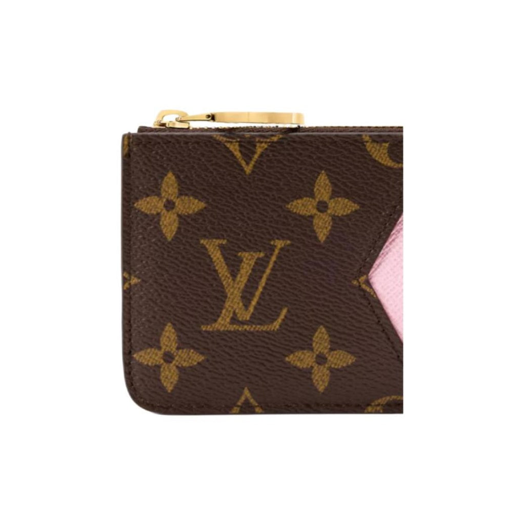 LOUIS VUITTON Romy Monogram Coated Canvas Card Holder - Confetti Pink - M29060