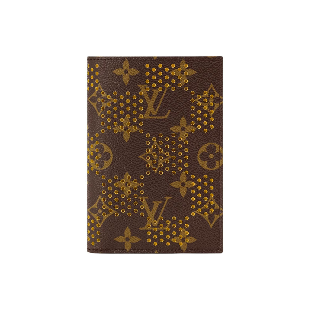 LOUIS VUITTON Monogram Grid Coated Canvas Passport Holder - Brown - M29285