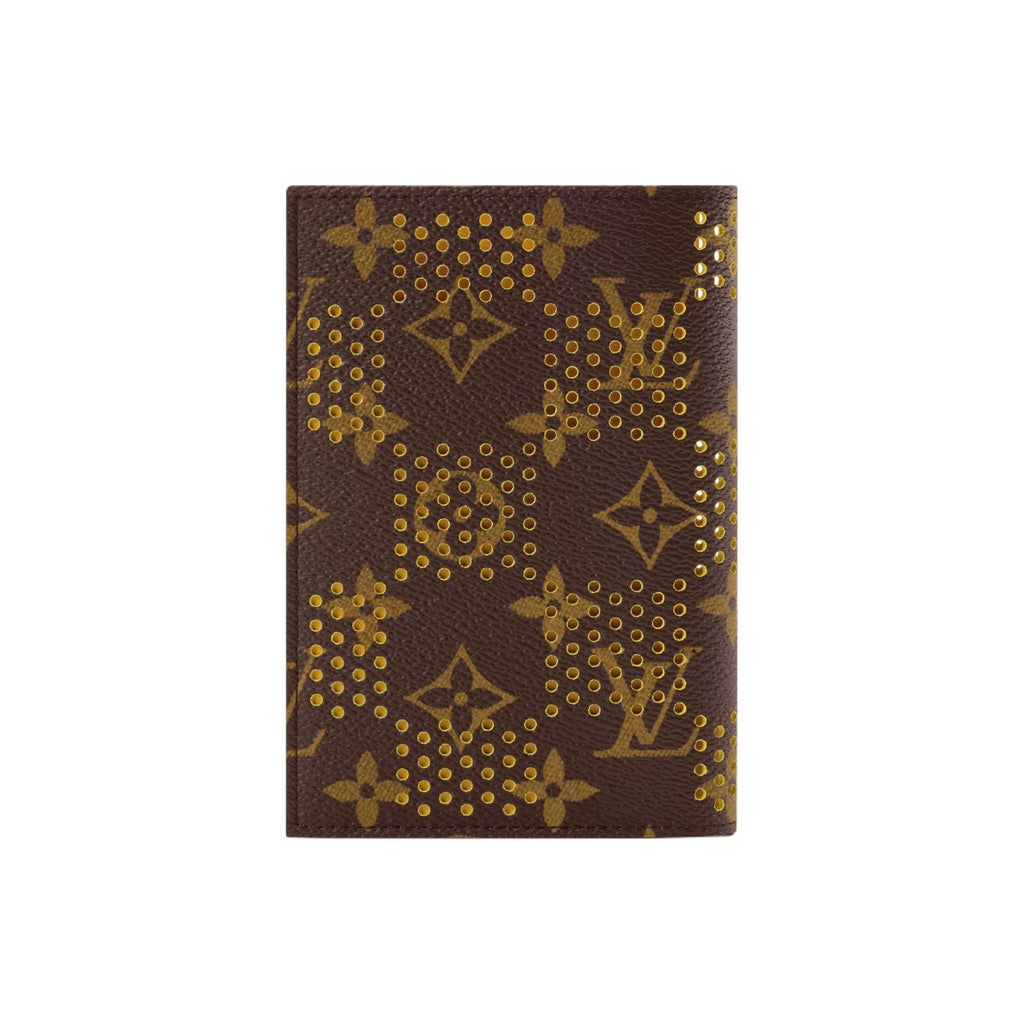 LOUIS VUITTON Monogram Grid Coated Canvas Passport Holder - Brown - M29285
