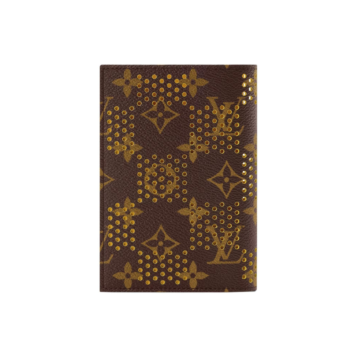 LOUIS VUITTON Monogram Grid Coated Canvas Passport Holder - Brown - M29285
