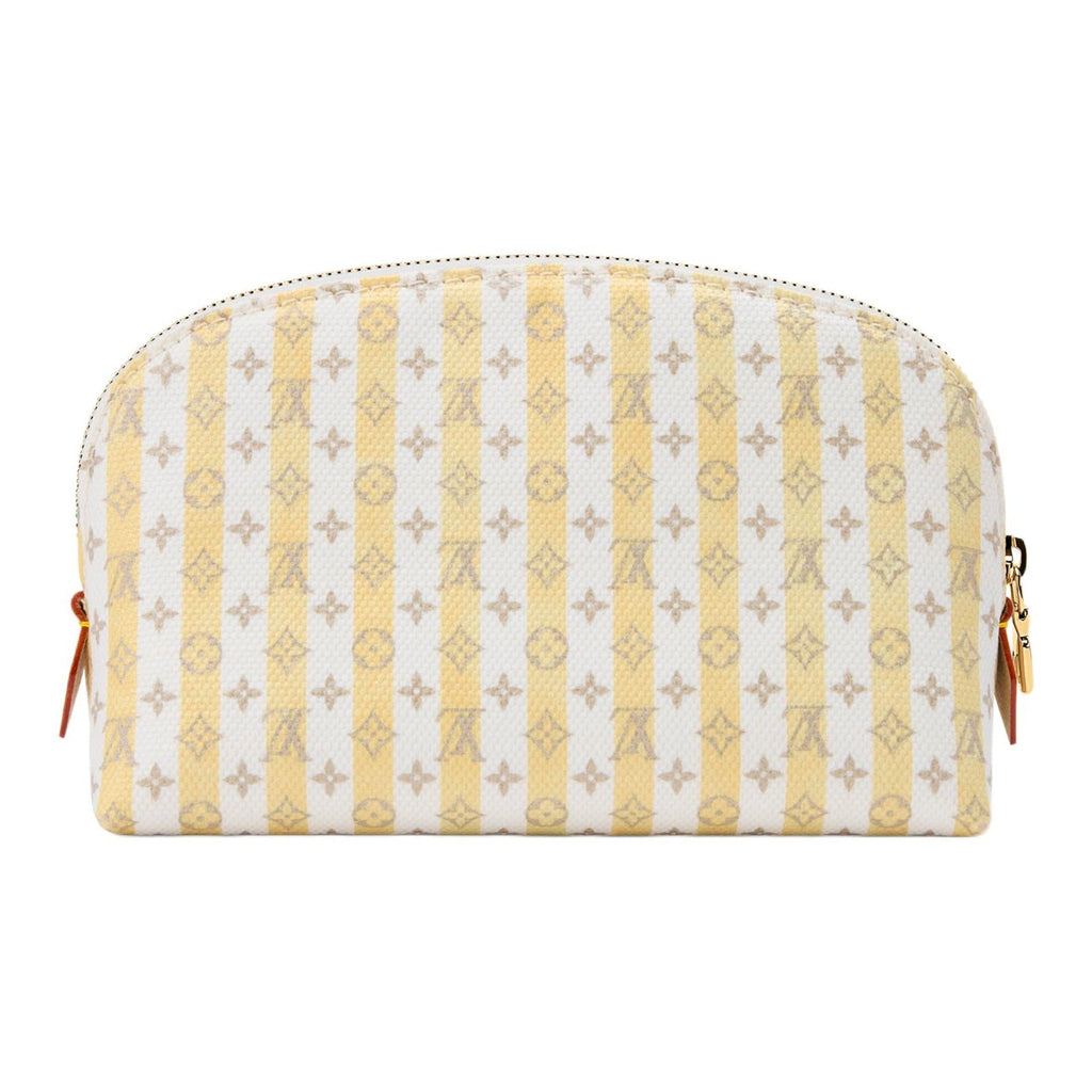 LOUIS VUITTON Small Linen-Cotton Blend Coated Canvas Cosmetic Pouch - Multicolor - M28679