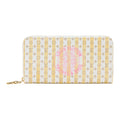 LOUIS VUITTON Zippy Monogram Stripe Coated Canvas Wallet - Banana Yellow - M28463