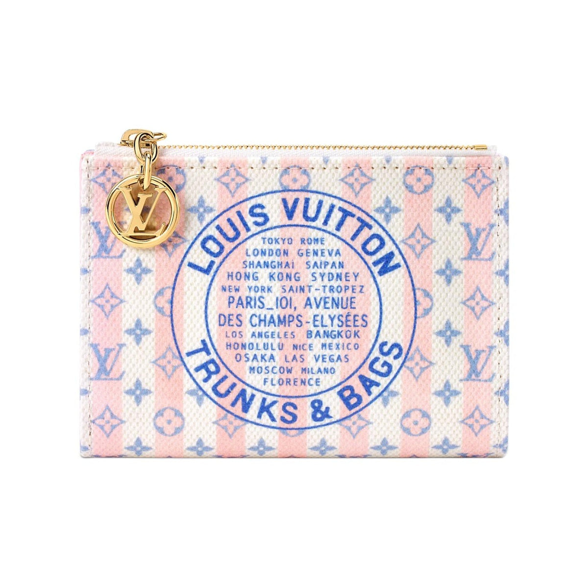 LOUIS VUITTON Lisa Logo Print Coated Canvas Wallet - Pink - M29028