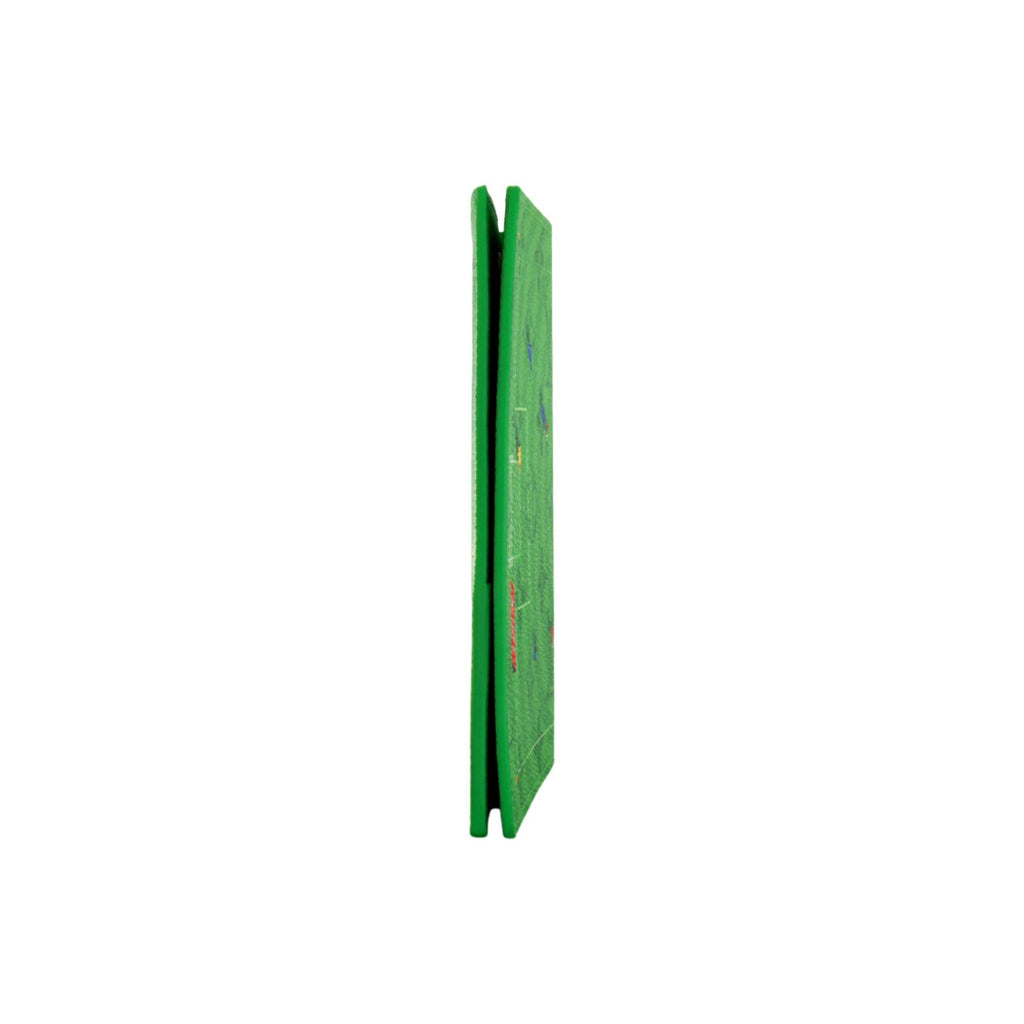 LOUIS VUITTON Soccer Field Print Faux Leather Passport Holder - Green - M26794
