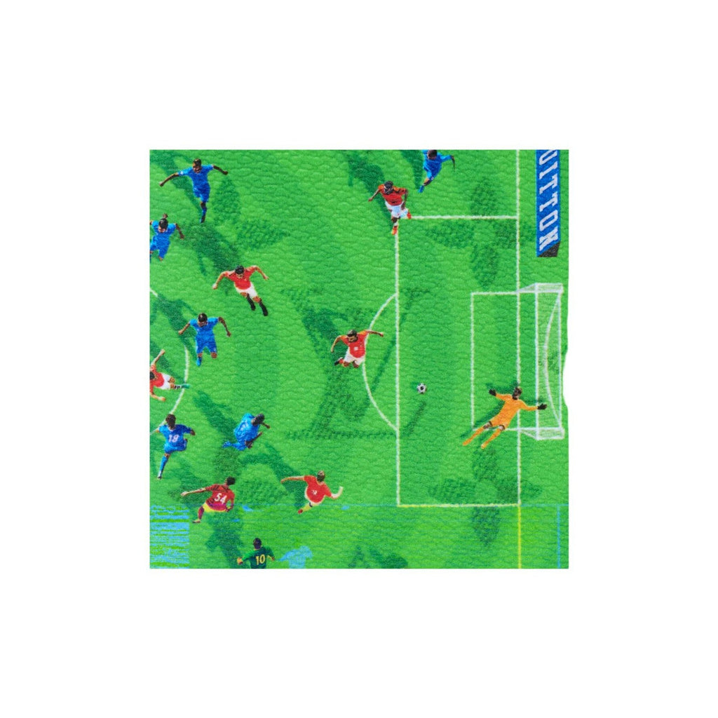 LOUIS VUITTON Soccer Field Monogram Print Coated Canvas and Faux Leather Card Holder - Green - M26799