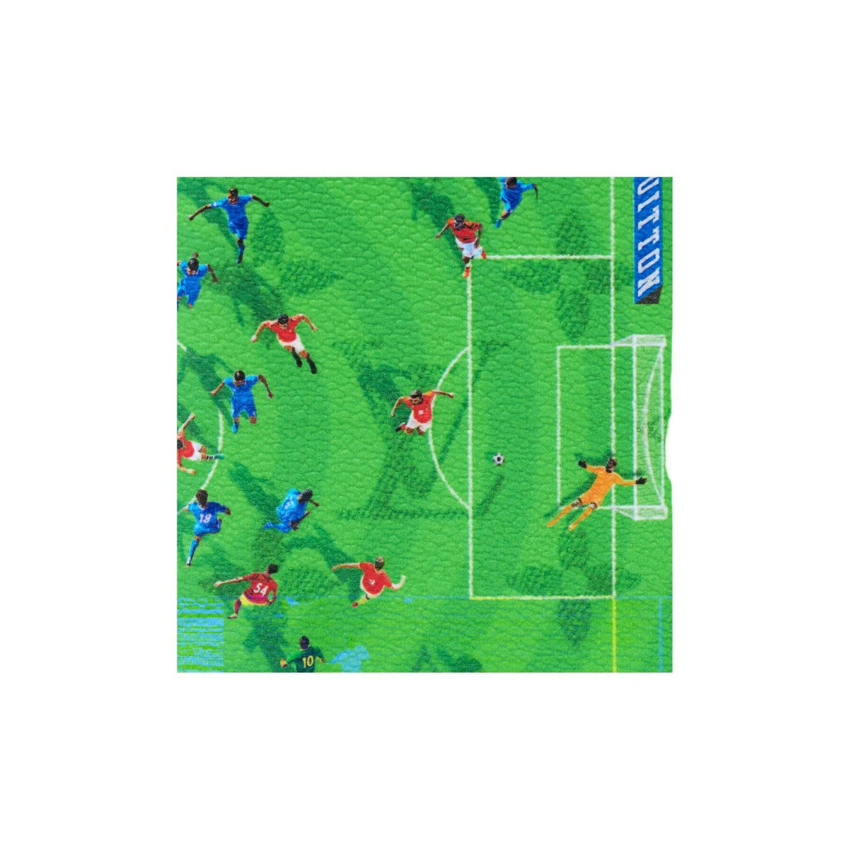 LOUIS VUITTON Soccer Field Monogram Print Coated Canvas and Faux Leather Card Holder - Green - M26799