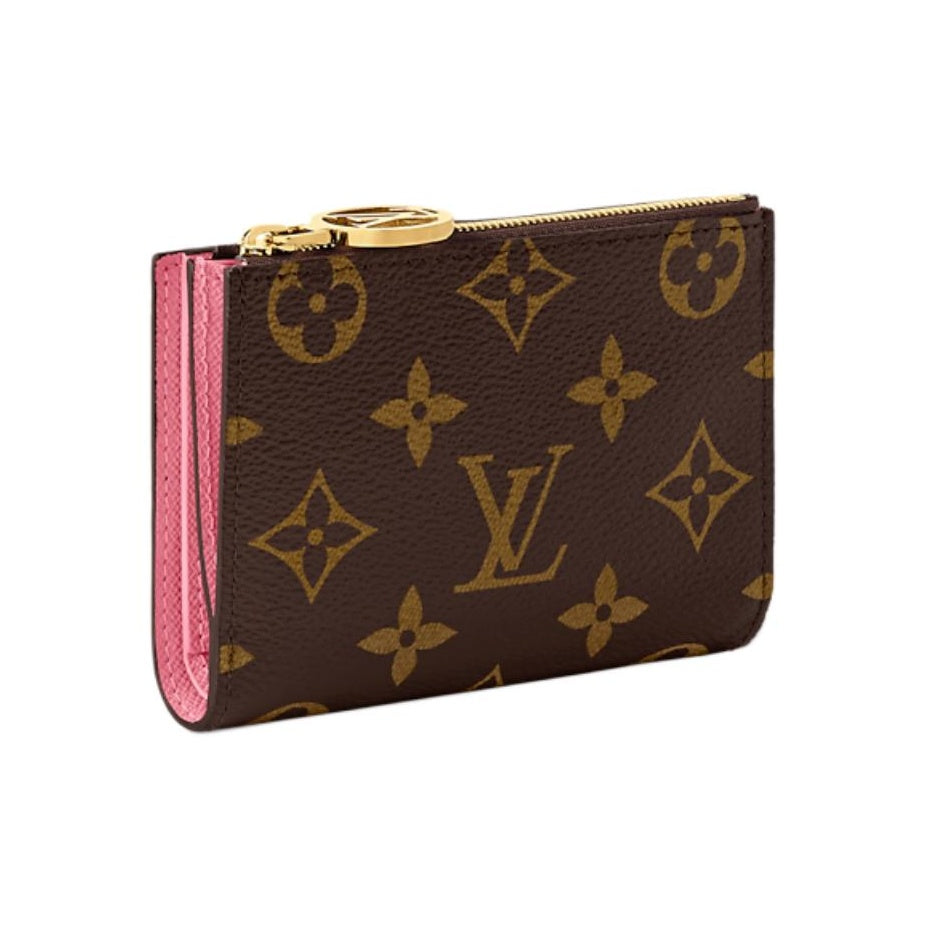 LOUIS VUITTON Lisa Logo Print Coated Canvas Wallet - Brown and Pink - M25692