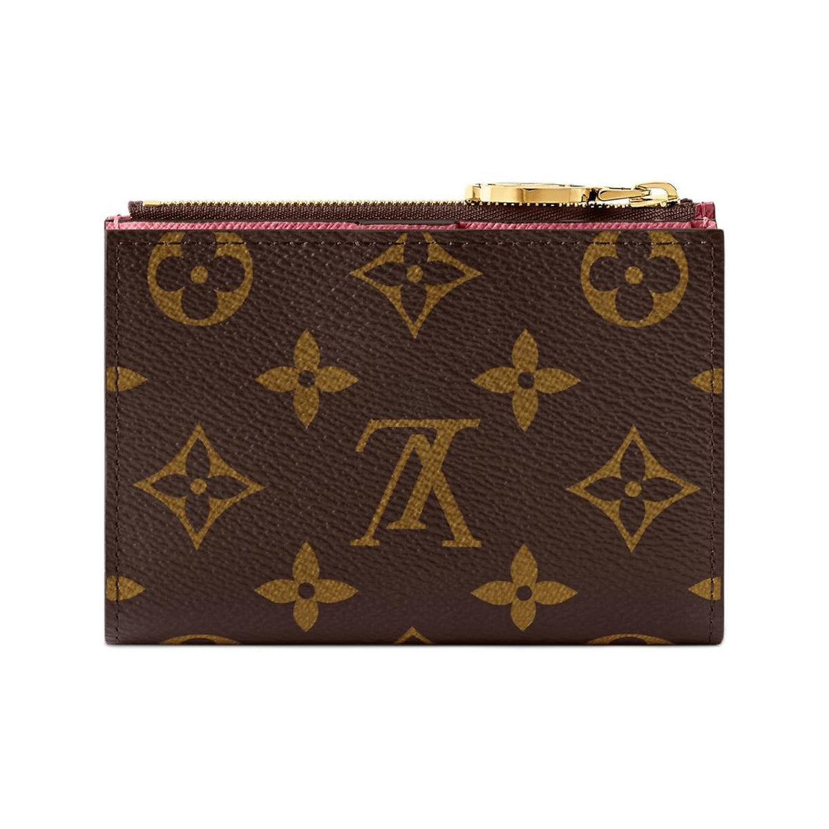 LOUIS VUITTON Lisa Logo Print Coated Canvas Wallet - Brown and Pink - M25692