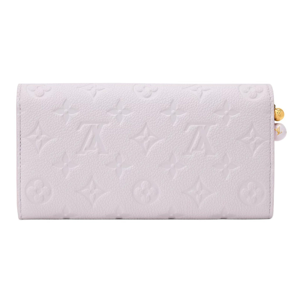 LOUIS VUITTON Sarah All-Over Monogram Cowhide Leather Wallet - Sweet Lavender Purple - M29465
