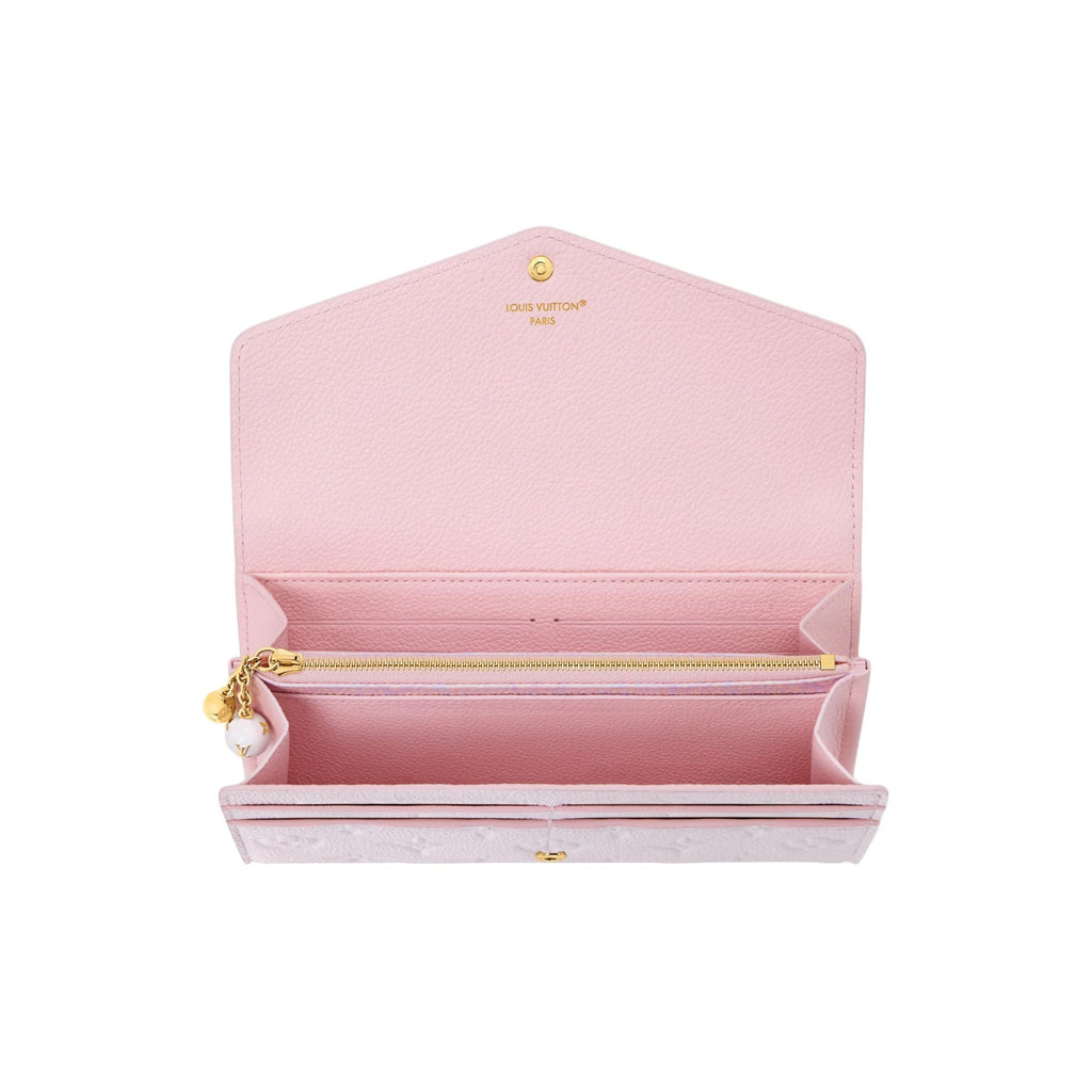 LOUIS VUITTON Sarah All-Over Monogram Cowhide Leather Wallet - Sweet Lavender Purple - M29465