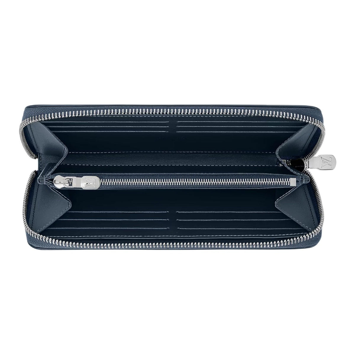 LOUIS VUITTON Zippy Monogram Shadow Calfskin Leather Wallet - Navy Blue - M28777