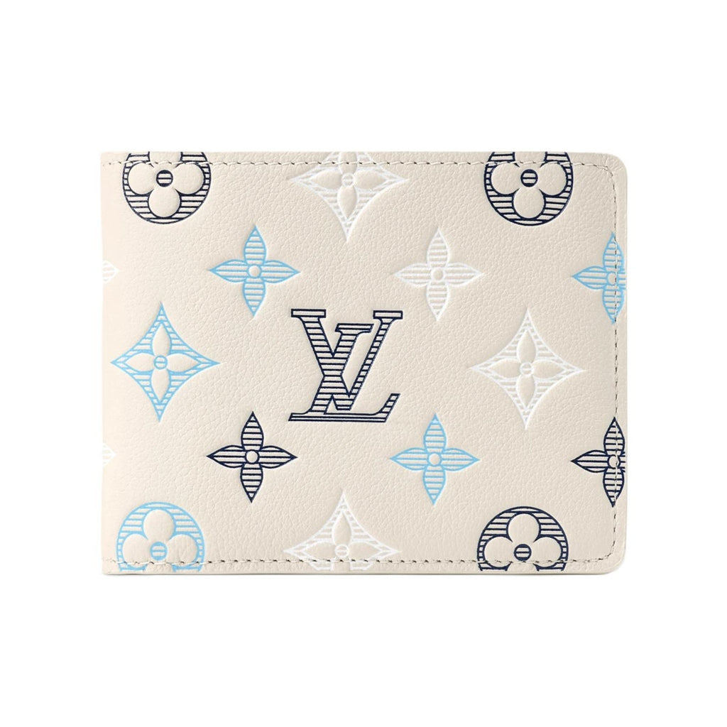 LOUIS VUITTON Multiple Monogram Shadow Cowhide Leather Wallet - White - M29136