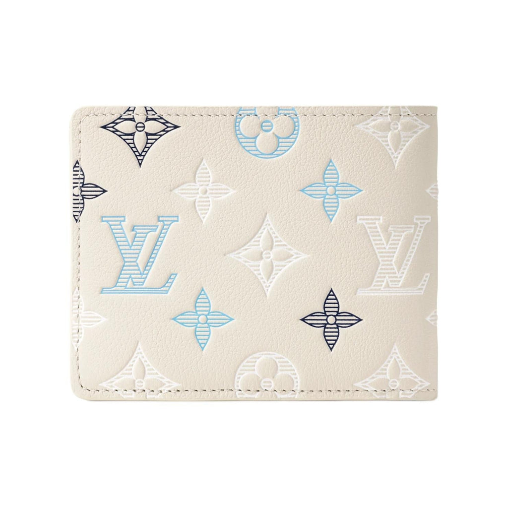 LOUIS VUITTON Multiple Monogram Shadow Cowhide Leather Wallet - White - M29136