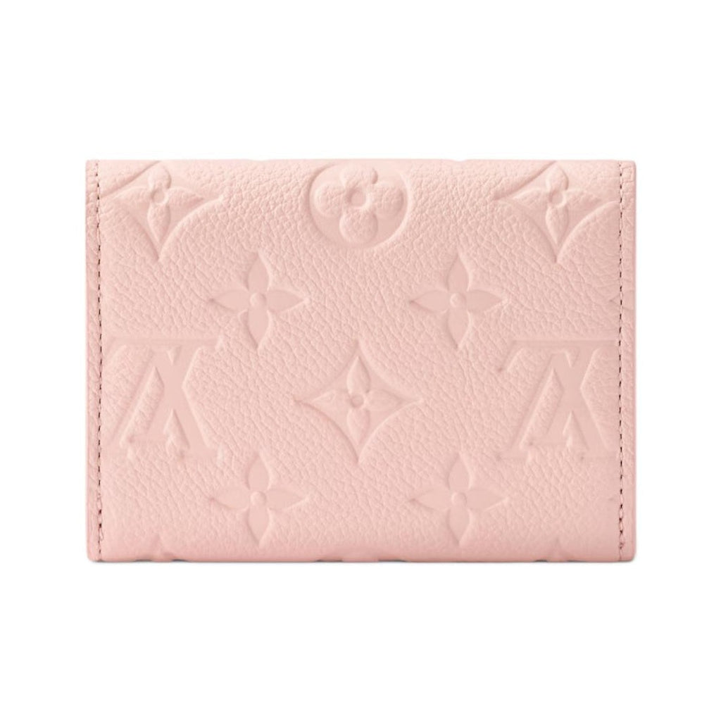 LOUIS VUITTON Rosalie Letter Print Cowhide Leather Snap Wallet - Pink - M26894